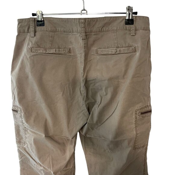 Eileen Fisher Cargo Capri Pants Women’s Petite Small Khakis - Picture 7 of 9